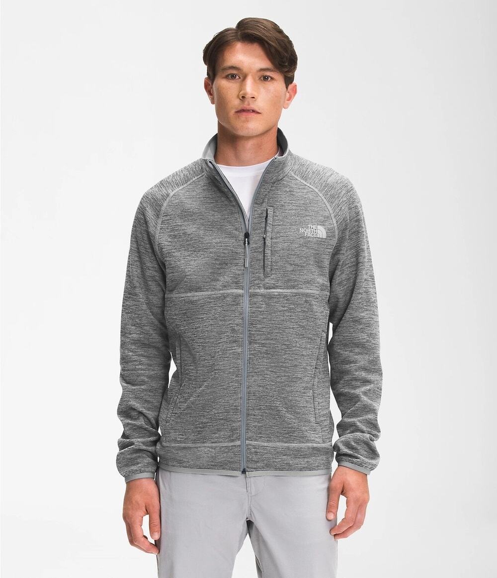 Men's Gray Canyonlands Full-Zip Jacket by The North Face Size M